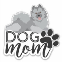 Smiling Keeshond Dog Mum Graphic