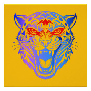 Smiling Kitty Poster