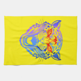 Smiling Kitty Tea Towel