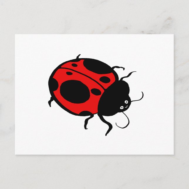 Smiling Ladybug  - Postcard (Front)