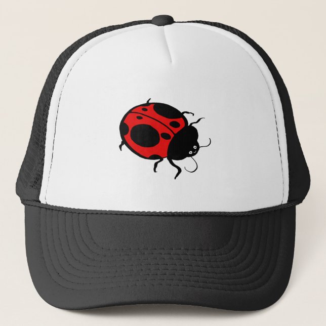 Smiling Ladybug  - Trucker Hat (Front)