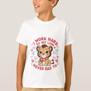 Smiling Lion Cub – Cute Happy Baby Lion T-Shirt