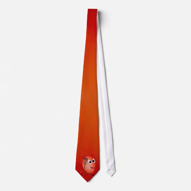 Smiling Little Devil'ed Egg Tie (Front)