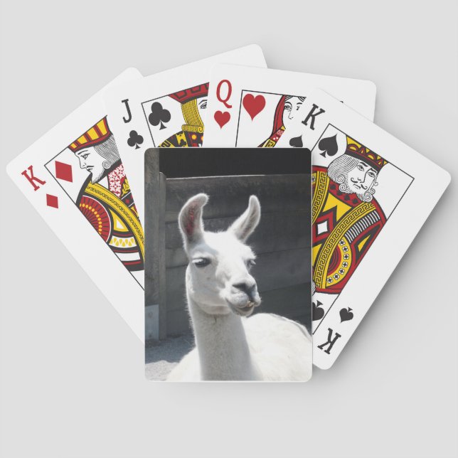 Smiling Llama Playing Cards (Back)