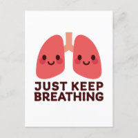 Smiling Lungs – "Just Keep Breathing" Cute Anatomy