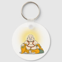 Smiling Maitreya Buddha Keychain