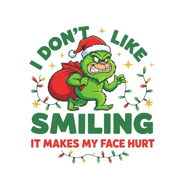 Smiling Makes My Face Hurt Sweatshirt (Creator Uploaded)