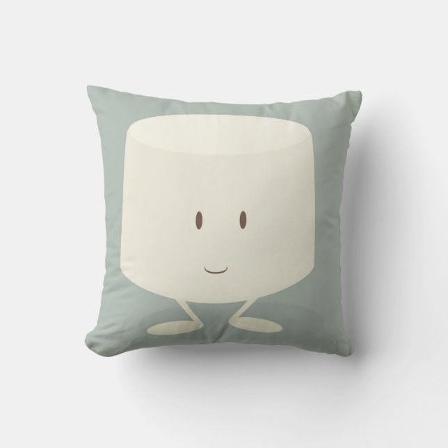 Smiling marshmallow cushion (Front)
