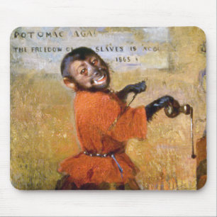 Smiling Monkey Mouse Pad