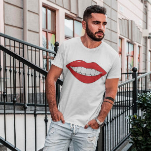 Smiling Mouth Mens T-Shirt