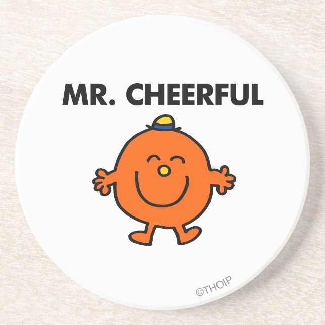 Smiling Mr. Cheerful Coaster (Front)