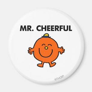 Smiling Mr. Cheerful Magnet
