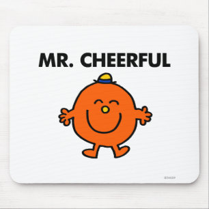 Smiling Mr. Cheerful Mouse Pad