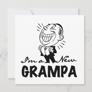 Smiling New Grampa T-shirts and Gifts