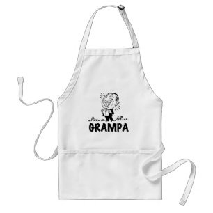Smiling New Grampa T-shirts and Gifts Standard Apron