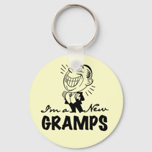 Smiling New Gramps T-shirts and Gifts Key Ring