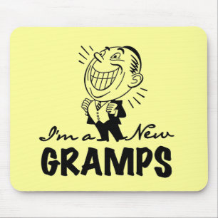 Smiling New Gramps T-shirts and Gifts Mouse Pad