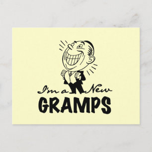 Smiling New Gramps T-shirts and Gifts Postcard