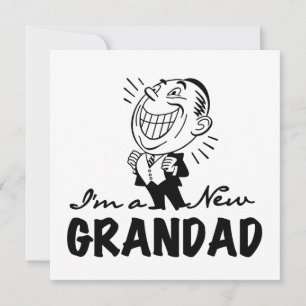 Smiling New Grandad T-shirts and Gifts