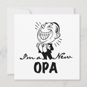 Smiling New Opa T-shirts and Gifts