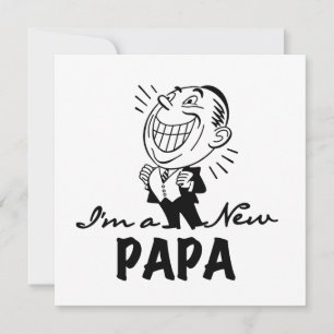 Smiling New Papa T-shirts and Gifts