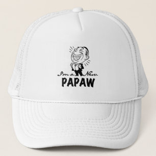 Smiling New Papaw Tshirts and Gifts Trucker Hat