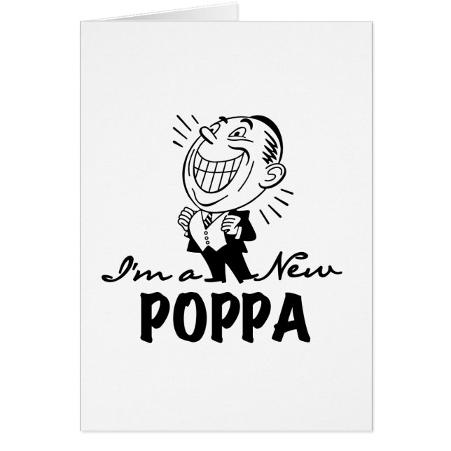Smiling New Poppa T-shirts and Gifts (Front)