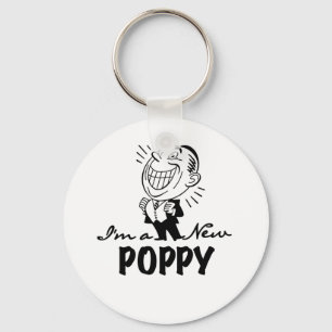 Smiling New Poppy T-shirts and Gifts Key Ring