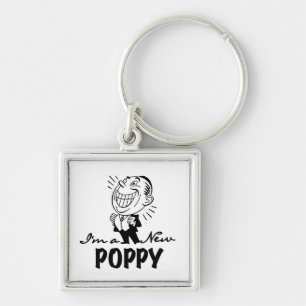 Smiling New Poppy T-shirts and Gifts Key Ring