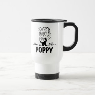 Smiling New Poppy T-shirts and Gifts Travel Mug