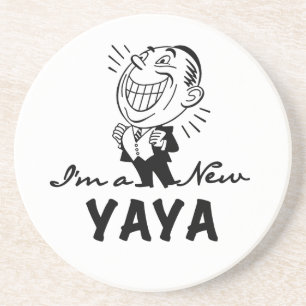 Smiling New Yaya Tshirts and Gifts Coaster