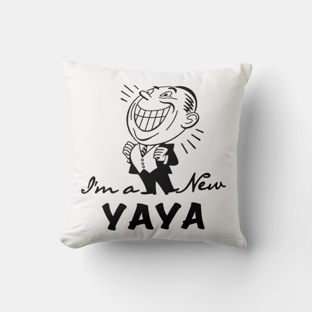 Smiling New Yaya Tshirts and Gifts Cushion (Front)