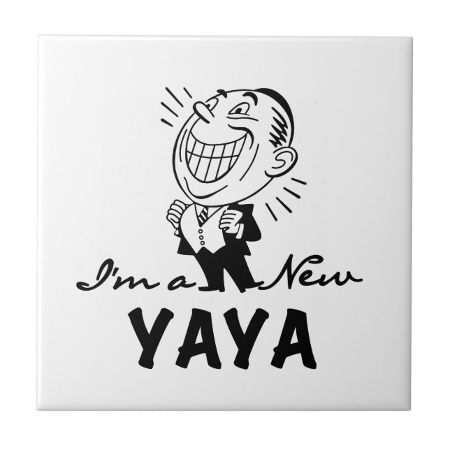 Smiling New Yaya Tshirts and Gifts Tile (Front)