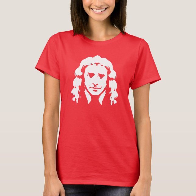 Smiling Newton (dark apparel) T-Shirt (Front)