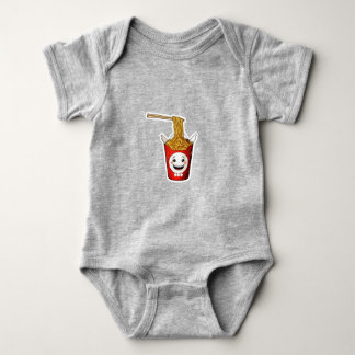 Smiling noodles baby bodysuit