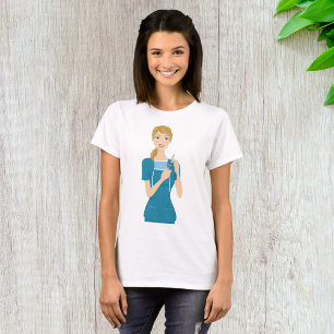 Smiling Nurse with Syringe  T-Shirt