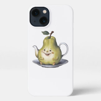 Smiling Pear Teapot iPhone Case