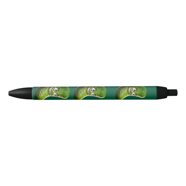 Smiling Pickles Black Ink Pen (Front)