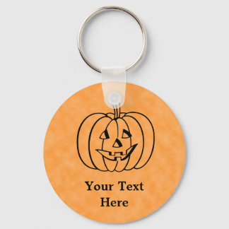Smiling Pumpkin. Key Ring