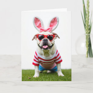Smiling Pup Portrait Card