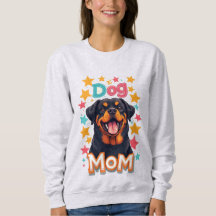 Smiling Rottweiler Dog Mum