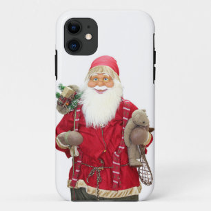 Smiling Santa Claus Cartoon Case-Mate iPhone Case