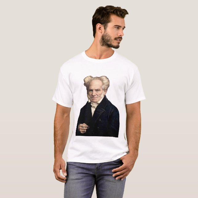 Smiling Schopenhauer T-Shirt (Front Full)