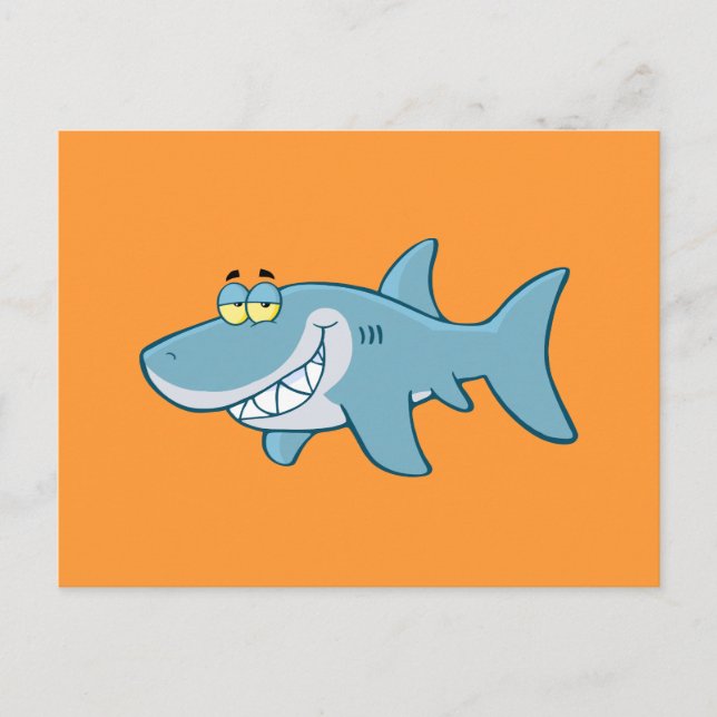 Smiling Shark Postcard (Front)