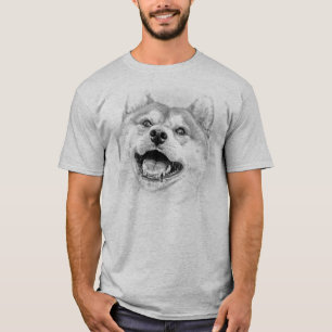 Smiling Shiba Inu dog T-Shirt