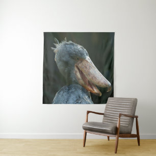 Smiling Shoebill Tapestry