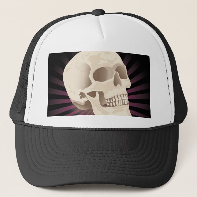 smiling skull cap (Front)