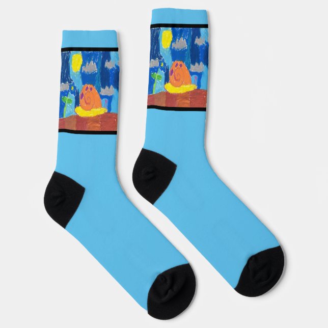 Smiling Snail Socks (Right)