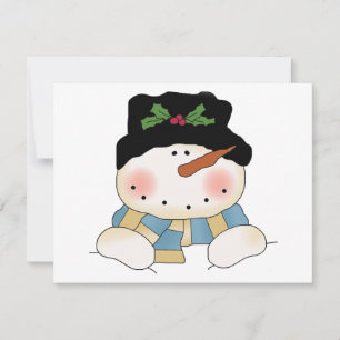 Smiling  Snowman Tshirts and Gifts