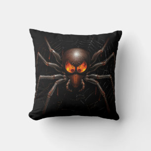 Smiling Spider's Halloween Party Cushion